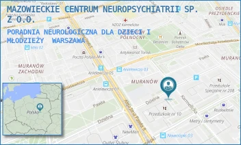 PORADNIA NEUROLOGICZNA DLA DZIECI I MŁODZIEŻY - MAZOWIECKIE CENTRUM NEUROPSYCHIATRII SP. Z O.O. - DZIELNA 7,  WARSZAWA