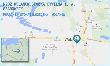 PORADNIA STOMATOLOGICZNA - NZOZ WOLANÓW SPÓŁKA CYWILNA I. A. GRADOWSCY - RYNEK 5,  WOLANÓW