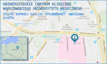 ZESPÓŁ DOMOWEJ DIALIZY OTRZEWNOWEJ - UNIWERSYTECKIE CENTRUM KLINICZNE WARSZAWSKIEGO UNIWERSYTETU MEDYCZNEGO - STEFANA BANACHA 1A,  WARSZAWA OCHOTA