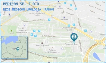 NZOZ MEDICON UROLOGIA - MEDICON SP. Z O.O. - GAGARINA 1,  RADOM