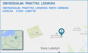 INDYWIDUALNA PRAKTYKA LEKARSKA MARTA BARBARA ŁEPECKA - INDYWIDUALNA PRAKTYKA LEKARSKA - STARY LUBOTYŃ 36 A,  STARY LUBOTYŃ