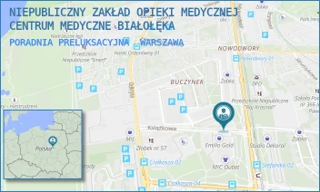 PORADNIA PRELUKSACYJNA - NIEPUBLICZNY ZAKŁAD OPIEKI MEDYCZNEJ CENTRUM MEDYCZNE BIAŁOŁĘKA - KSIĄŻKOWA 9,  WARSZAWA