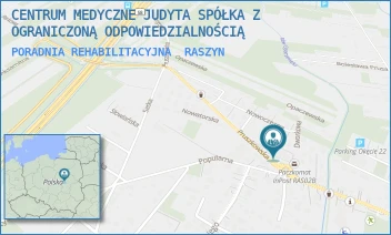 PORADNIA REHABILITACYJNA - CENTRUM MEDYCZNE JUDYTA SPÓŁKA Z OGRANICZONĄ ODPOWIEDZIALNOŚCIĄ - PRUSZKOWSKA 52,  RASZYN