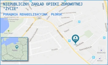 PORADNIA REHABILITACYJNA - NIEPUBLICZNY ZAKŁAD OPIEKI ZDROWOTNEJ "ŻYCIE" - HANDLOWA 3,  PŁOŃSK