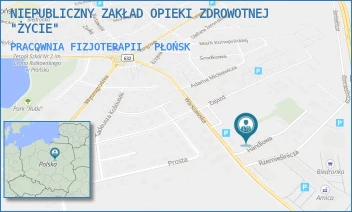 PRACOWNIA FIZJOTERAPII - NIEPUBLICZNY ZAKŁAD OPIEKI ZDROWOTNEJ "ŻYCIE" - HANDLOWA 3,  PŁOŃSK