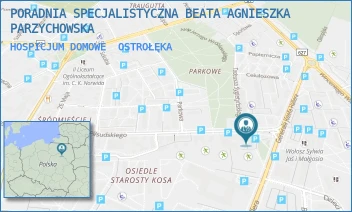 HOSPICJUM DOMOWE - PORADNIA SPECJALISTYCZNA BEATA AGNIESZKA PARZYCHOWSKA - JÓZEFA PIŁSUDSKIEGO 40A,  OSTROŁĘKA
