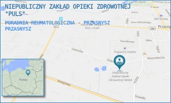 PORADNIA REUMATOLOGICZNA - PRZASNYSZ - NIEPUBLICZNY ZAKŁAD OPIEKI ZDROWOTNEJ "PULS" - MAZOWIECKA 63/5,  PRZASNYSZ