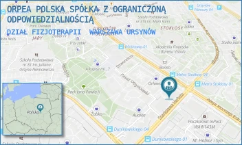 DZIAŁ FIZJOTERAPII - EMEIS POLSKA SPÓŁKA Z OGRANICZONĄ ODPOWIEDZIALNOŚCIĄ - ALEJA KOMISJI EDUKACJI NARODOWEJ 93/B3,  WARSZAWA URSYNÓW