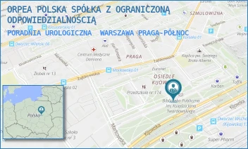 PORADNIA UROLOGICZNA - EMEIS POLSKA SPÓŁKA Z OGRANICZONĄ ODPOWIEDZIALNOŚCIĄ - KIJOWSKA 11,  WARSZAWA PRAGA-PÓŁNOC