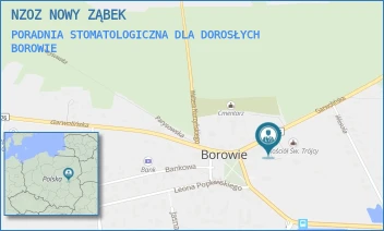 PORADNIA STOMATOLOGICZNA DLA DOROSŁYCH - NZOZ NOWY ZĄBEK - GARWOLIŃSKA 9,  BOROWIE