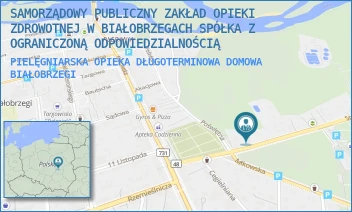 PIELĘGNIARSKA OPIEKA DŁUGOTERMINOWA DOMOWA - SAMORZĄDOWY PUBLICZNY ZAKŁAD OPIEKI ZDROWOTNEJ W BIAŁOBRZEGACH SPÓŁKA Z OGRANICZONĄ ODPOWIEDZIALNOŚCIĄ - SPACEROWA 10,  BIAŁOBRZEGI