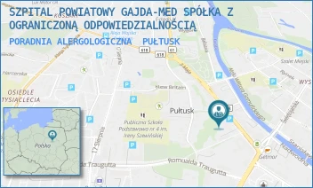 PORADNIA ALERGOLOGICZNA - SZPITAL POWIATOWY GAJDA-MED SPÓŁKA Z OGRANICZONĄ ODPOWIEDZIALNOŚCIĄ - 3 MAJA 5,  PUŁTUSK