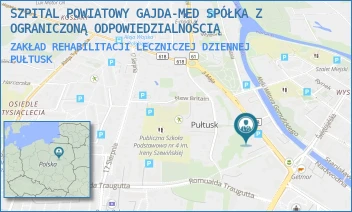 ZAKŁAD REHABILITACJI LECZNICZEJ DZIENNEJ - SZPITAL POWIATOWY GAJDA-MED SPÓŁKA Z OGRANICZONĄ ODPOWIEDZIALNOŚCIĄ - 3 MAJA 5,  PUŁTUSK