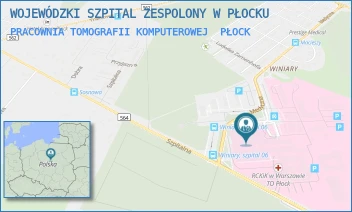 PRACOWNIA TOMOGRAFII KOMPUTEROWEJ - WOJEWÓDZKI SZPITAL ZESPOLONY W PŁOCKU - MEDYCZNA 19,  PŁOCK