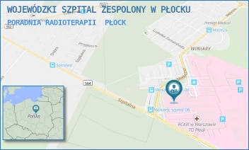 PORADNIA RADIOTERAPII - WOJEWÓDZKI SZPITAL ZESPOLONY W PŁOCKU - MEDYCZNA 19,  PŁOCK