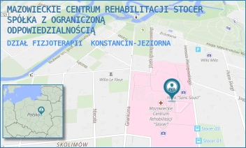 DZIAŁ FIZJOTERAPII - MAZOWIECKIE CENTRUM REHABILITACJI STOCER SPÓŁKA Z OGRANICZONĄ ODPOWIEDZIALNOŚCIĄ - WIERZEJEWSKIEGO 12,  KONSTANCIN-JEZIORNA