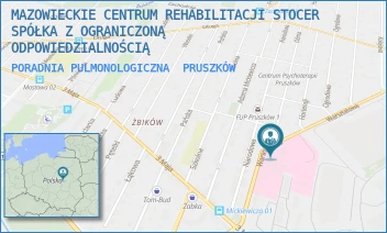 PORADNIA PULMONOLOGICZNA - MAZOWIECKIE CENTRUM REHABILITACJI STOCER SPÓŁKA Z OGRANICZONĄ ODPOWIEDZIALNOŚCIĄ - WARSZTATOWA 1,  PRUSZKÓW