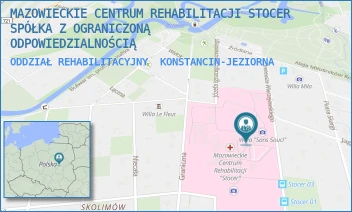 ODDZIAŁ REHABILITACYJNY - MAZOWIECKIE CENTRUM REHABILITACJI STOCER SPÓŁKA Z OGRANICZONĄ ODPOWIEDZIALNOŚCIĄ - WIERZEJEWSKIEGO 12,  KONSTANCIN-JEZIORNA