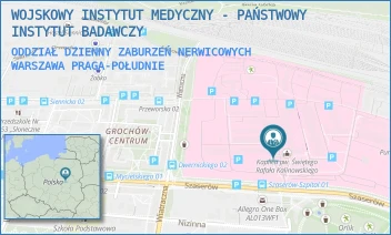 ODDZIAŁ DZIENNY ZABURZEŃ NERWICOWYCH - WOJSKOWY INSTYTUT MEDYCZNY - PAŃSTWOWY INSTYTUT BADAWCZY - SZASERÓW 128,  WARSZAWA PRAGA-POŁUDNIE