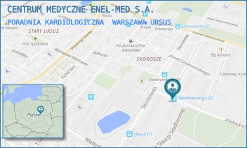 PORADNIA KARDIOLOGICZNA - CENTRUM MEDYCZNE ENEL-MED S.A. - ALEKSANDRA PRYSTORA 8,  WARSZAWA URSUS