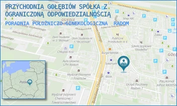 PORADNIA POŁOŻNICZO-GINEKOLOGICZNA - PRZYCHODNIA GOŁĘBIÓW SPÓŁKA Z OGRANICZONĄ ODPOWIEDZIALNOŚCIĄ - IGNACEGO PADEREWSKIEGO 26,  RADOM