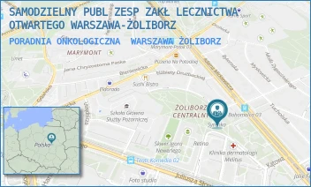 PORADNIA ONKOLOGICZNA - SAMODZIELNY PUBL ZESP ZAKŁ LECZNICTWA OTWARTEGO WARSZAWA-ŻOLIBORZ - SZAJNOCHY 8,  WARSZAWA ŻOLIBORZ