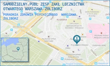 PORADNIA ZDROWIA PSYCHICZNEGO - SAMODZIELNY PUBL ZESP ZAKŁ LECZNICTWA OTWARTEGO WARSZAWA-ŻOLIBORZ - ELBLĄSKA 35,  WARSZAWA ŻOLIBORZ