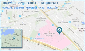ODDZIAŁ DZIENNY REHABILITACJI - INSTYTUT PSYCHIATRII I NEUROLOGII - JANA III SOBIESKIEGO 9,  MOKOTÓW