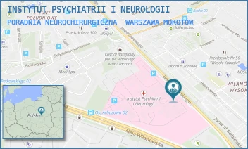PORADNIA NEUROCHIRURGICZNA - INSTYTUT PSYCHIATRII I NEUROLOGII - JANA III SOBIESKIEGO 9,  WARSZAWA MOKOTÓW