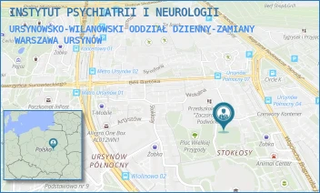 URSYNOWSKO-WILANOWSKI ODDZIAŁ DZIENNY-ZAMIANY - INSTYTUT PSYCHIATRII I NEUROLOGII - ZAMIANY 13,  WARSZAWA URSYNÓW