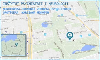 MOKOTOWSKA PORADNIA ZDROWIA PSYCHICZNEGO - GROTTGERA - INSTYTUT PSYCHIATRII I NEUROLOGII - ARTURA GROTTGERA 25A,  WARSZAWA MOKOTÓW
