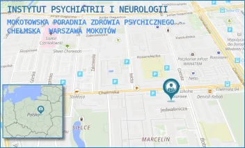 MOKOTOWSKA PORADNIA ZDROWIA PSYCHICZNEGO - CHEŁMSKA - INSTYTUT PSYCHIATRII I NEUROLOGII - CHEŁMSKA 13/17,  WARSZAWA MOKOTÓW
