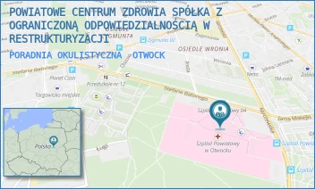 PORADNIA OKULISTYCZNA - POWIATOWE CENTRUM ZDROWIA SPÓŁKA Z OGRANICZONĄ ODPOWIEDZIALNOŚCIĄ - BATOREGO 44,  OTWOCK