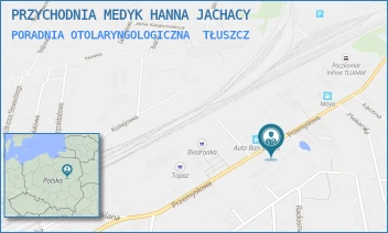 PORADNIA OTOLARYNGOLOGICZNA - PRZYCHODNIA MEDYK HANNA JACHACY - PRZEMYSŁOWA 28,  TŁUSZCZ