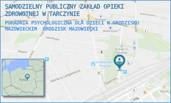 PORADNIA PSYCHOLOGICZNA DLA DZIECI W GRODZISKU MAZOWIECKIM - SAMODZIELNY PUBLICZNY ZAKŁAD OPIEKI ZDROWOTNEJ W TARCZYNIE - ŻYDOWSKA 17/2,  GRODZISK MAZOWIECKI