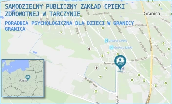 PORADNIA PSYCHOLOGICZNA DLA DZIECI W GRANICY - SAMODZIELNY PUBLICZNY ZAKŁAD OPIEKI ZDROWOTNEJ W TARCZYNIE - GŁÓWNA 104,  GRANICA