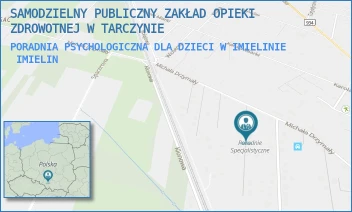PORADNIA PSYCHOLOGICZNA DLA DZIECI W IMIELINIE - SAMODZIELNY PUBLICZNY ZAKŁAD OPIEKI ZDROWOTNEJ W TARCZYNIE - MICHAŁA DRZYMAŁY 55,  IMIELIN