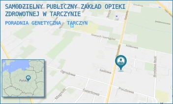PORADNIA GENETYCZNA - SAMODZIELNY PUBLICZNY ZAKŁAD OPIEKI ZDROWOTNEJ W TARCZYNIE - WARSZAWSKA 42,  TARCZYN