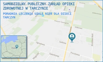 PORADNIA LECZENIA UZALENIEŃ DLA DZIECI - SAMODZIELNY PUBLICZNY ZAKŁAD OPIEKI ZDROWOTNEJ W TARCZYNIE - WARSZAWSKA 42,  TARCZYN