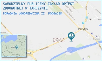 PORADNIA LOGOPEDYCZNA II - SAMODZIELNY PUBLICZNY ZAKŁAD OPIEKI ZDROWOTNEJ W TARCZYNIE - KOŚCIELNA 15,  PODGAJEK