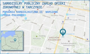 PORADNIA KARDIOLOGICZNA II - SAMODZIELNY PUBLICZNY ZAKŁAD OPIEKI ZDROWOTNEJ W TARCZYNIE - ŁUKOWSKA 27,  WARSZAWA PRAGA-POŁUDNIE