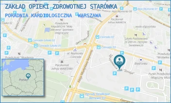 PORADNIA KARDIOLOGICZNA - ZAKŁAD OPIEKI ZDROWOTNEJ STARÓWKA - NIEDZIELSKIEGO 2B/101,  WARSZAWA