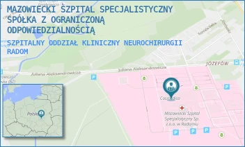 SZPITALNY ODDZIAŁ KLINICZNY NEUROCHIRURGII - MAZOWIECKI SZPITAL SPECJALISTYCZNY SPÓŁKA Z OGRANICZONĄ ODPOWIEDZIALNOŚCIĄ - J. ALEKSANDROWICZA 5,  RADOM