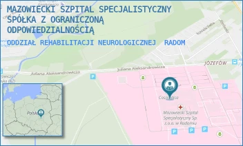 ODDZIAŁ REHABILITACJI NEUROLOGICZNEJ - MAZOWIECKI SZPITAL SPECJALISTYCZNY SPÓŁKA Z OGRANICZONĄ ODPOWIEDZIALNOŚCIĄ - J. ALEKSANDROWICZA 5,  RADOM