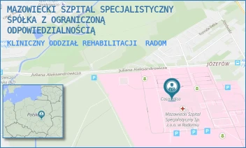 KLINICZNY ODDZIAŁ REHABILITACJI - MAZOWIECKI SZPITAL SPECJALISTYCZNY SPÓŁKA Z OGRANICZONĄ ODPOWIEDZIALNOŚCIĄ - J. ALEKSANDROWICZA 5,  RADOM
