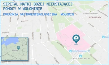 PORADNIA GASTROENTEROLOGICZNA - SZPITAL MATKI BOŻEJ NIEUSTAJĄCEJ POMOCY W WOŁOMINIE - GDYŃSKA 1/3,  WOŁOMIN