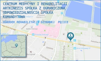 OŚRODEK REHABILITACJI DZIENNEJ - CENTRUM MEDYCYNY I REHABILITACJI ARTKINEZIS SPÓŁKA Z OGRANICZONĄ ODPOWIEDZIALNOŚCIĄ SPÓŁKA KOMANDYTOWA - KWIATÓW POLNYCH 4,  PĘCICE
