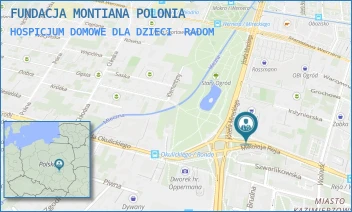 HOSPICJUM DOMOWE DLA DZIECI - FUNDACJA MONTIANA POLONIA - MIKOŁAJA REJA 28,  RADOM