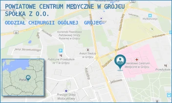 ODDZIAŁ CHIRURGII OGÓLNEJ - POWIATOWE CENTRUM MEDYCZNE W GRÓJCU SPÓŁKA Z O.O. - PIOTRA SKARGI 10,  GRÓJEC