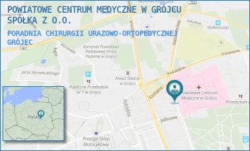 PORADNIA CHIRURGII URAZOWO-ORTOPEDYCZNEJ - POWIATOWE CENTRUM MEDYCZNE W GRÓJCU SPÓŁKA Z O.O. - PIOTRA SKARGI 10,  GRÓJEC